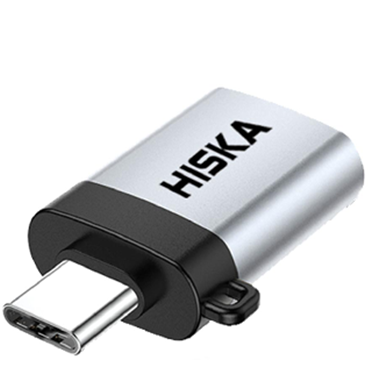 تبدیل OTG تایپ سی هیسکا مدل OT-04 تبدیل OTG تایپ سی هیسکا مدل OT-04