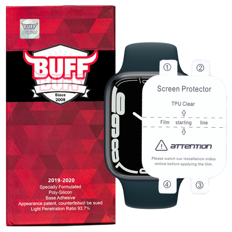 گلس اپل واچ 41 میلی متری سری 7 بوف مدل Hydrogel-New-2022 گلس اپل واچ 41 میلی متری سری 7 بوف مدل Hydrogel-New-2022