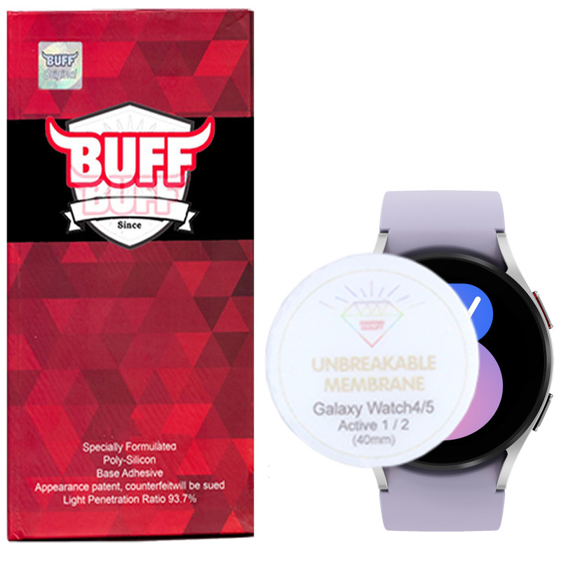 گلس ساعت هوشمند سامسونگ Galaxy Watch 4/5 /Active 2/1 40mm بوف مدل Hydrogel گلس ساعت هوشمند سامسونگ Galaxy Watch 4/5 /Active 2/1 40mm بوف مدل Hydrogel