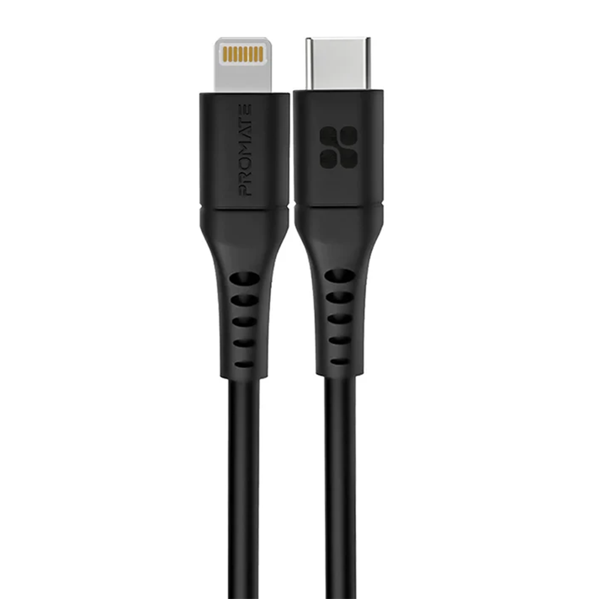 کابل تایپ سی به لایتنینگ پرومیت مدل POWERLINK-120 طول 1.2 متر کابل تایپ سی به لایتنینگ پرومیت مدل POWERLINK-120 طول 1.2 متر