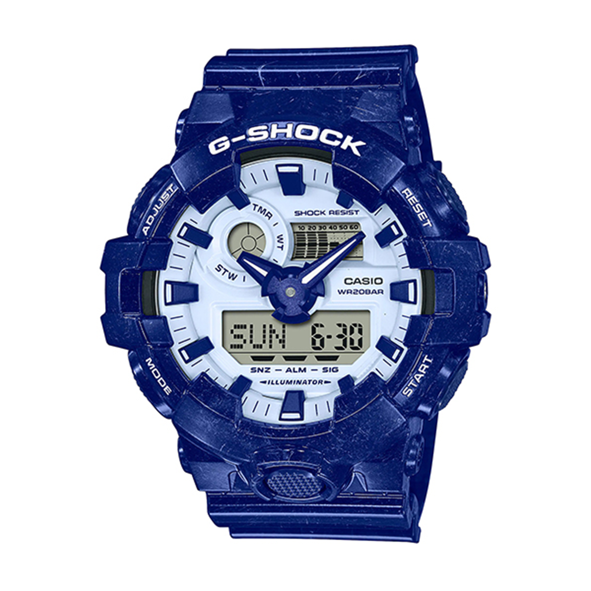 ساعت کاسیو جی شاک مردانه مدل GA-700BWP-2ADR ساعت کاسیو جی شاک مردانه مدل GA-700BWP-2ADR