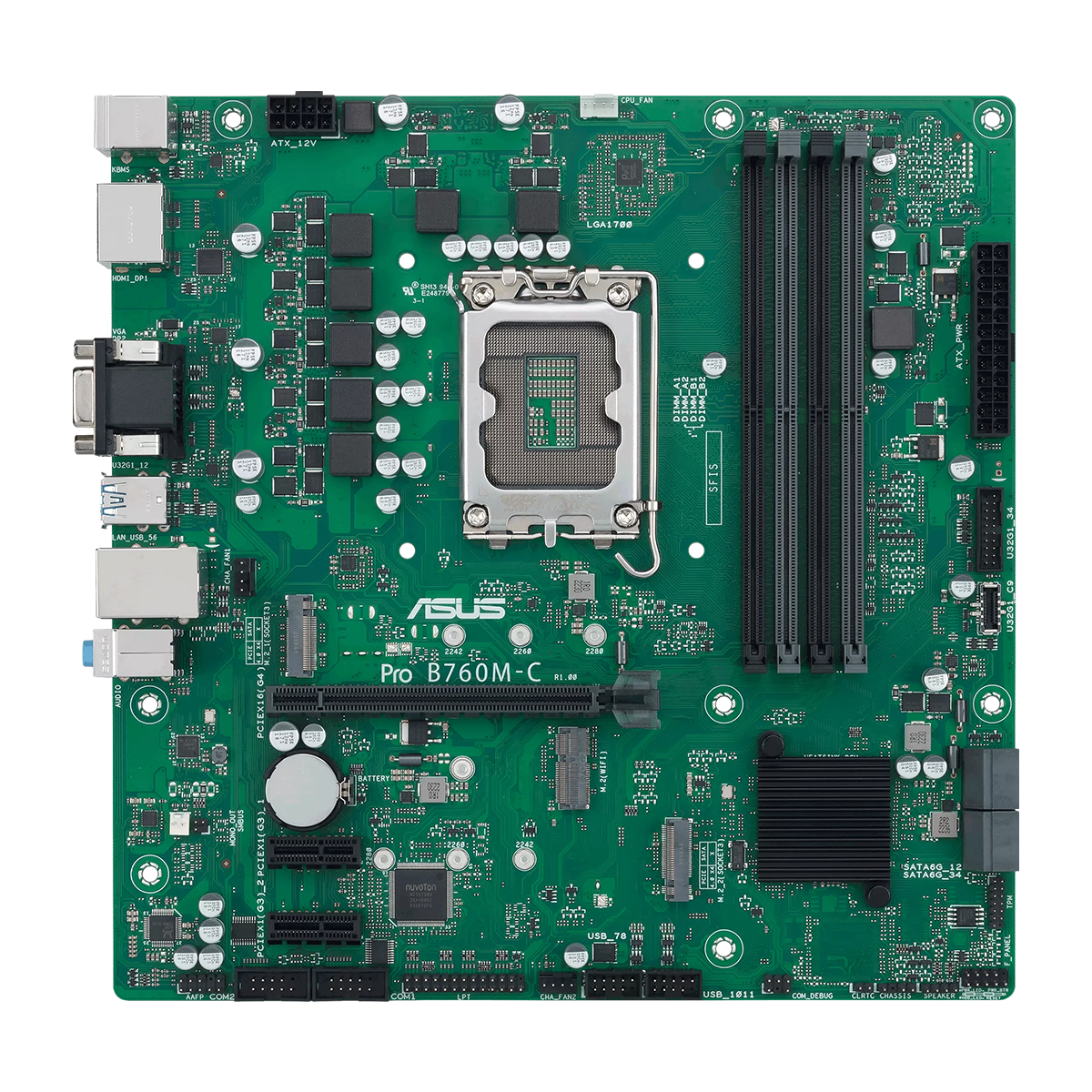 مادربرد ایسوس مدل Pro B760M-C-CSM مادربرد ایسوس مدل Pro B760M-C-CSM