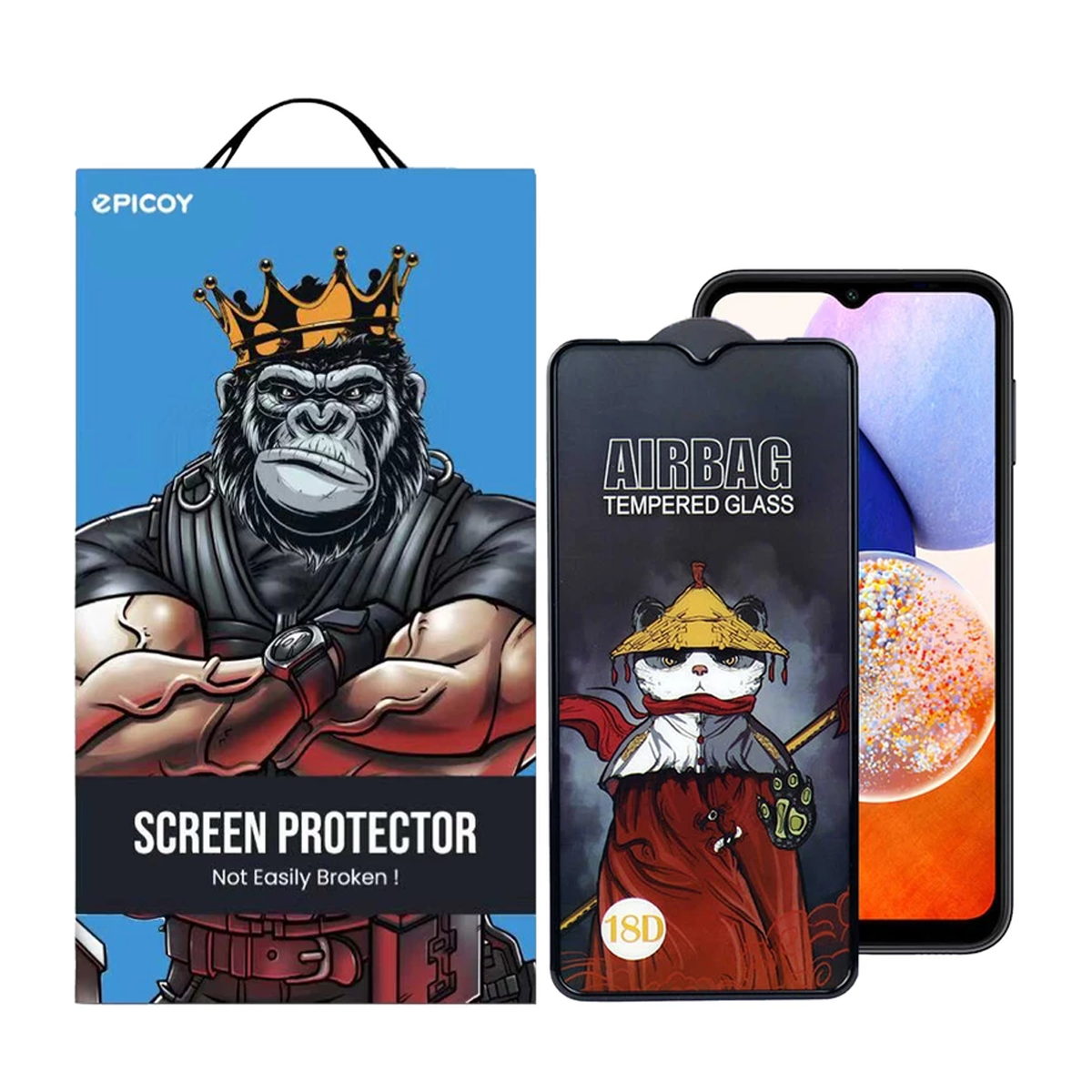 گلس گوشی سامسونگ Galaxy A23 / A14 اپیکوی مدل AirBag گلس گوشی سامسونگ Galaxy A23 / A14 اپیکوی مدل AirBag