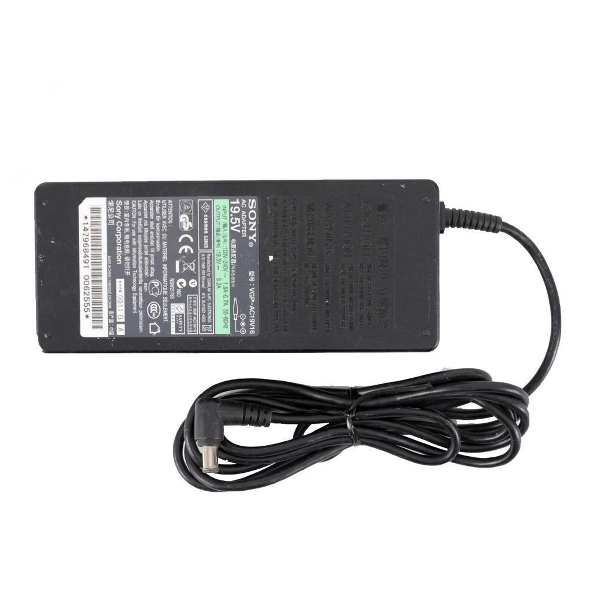 شارژر لپ تاپ سونی 19.5 ولت 6.2 آمپر مدل VGP-AC19V16 شارژر لپ تاپ سونی 19.5 ولت 6.2 آمپر مدل VGP-AC19V16