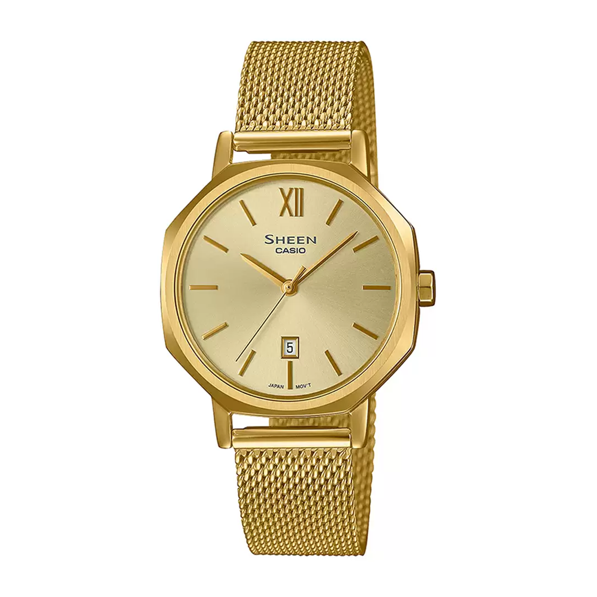 ساعت عقربه ای کاسیو زنانه مدل SHE-4554GM-9AUDF ساعت عقربه ای کاسیو زنانه مدل SHE-4554GM-9AUDF