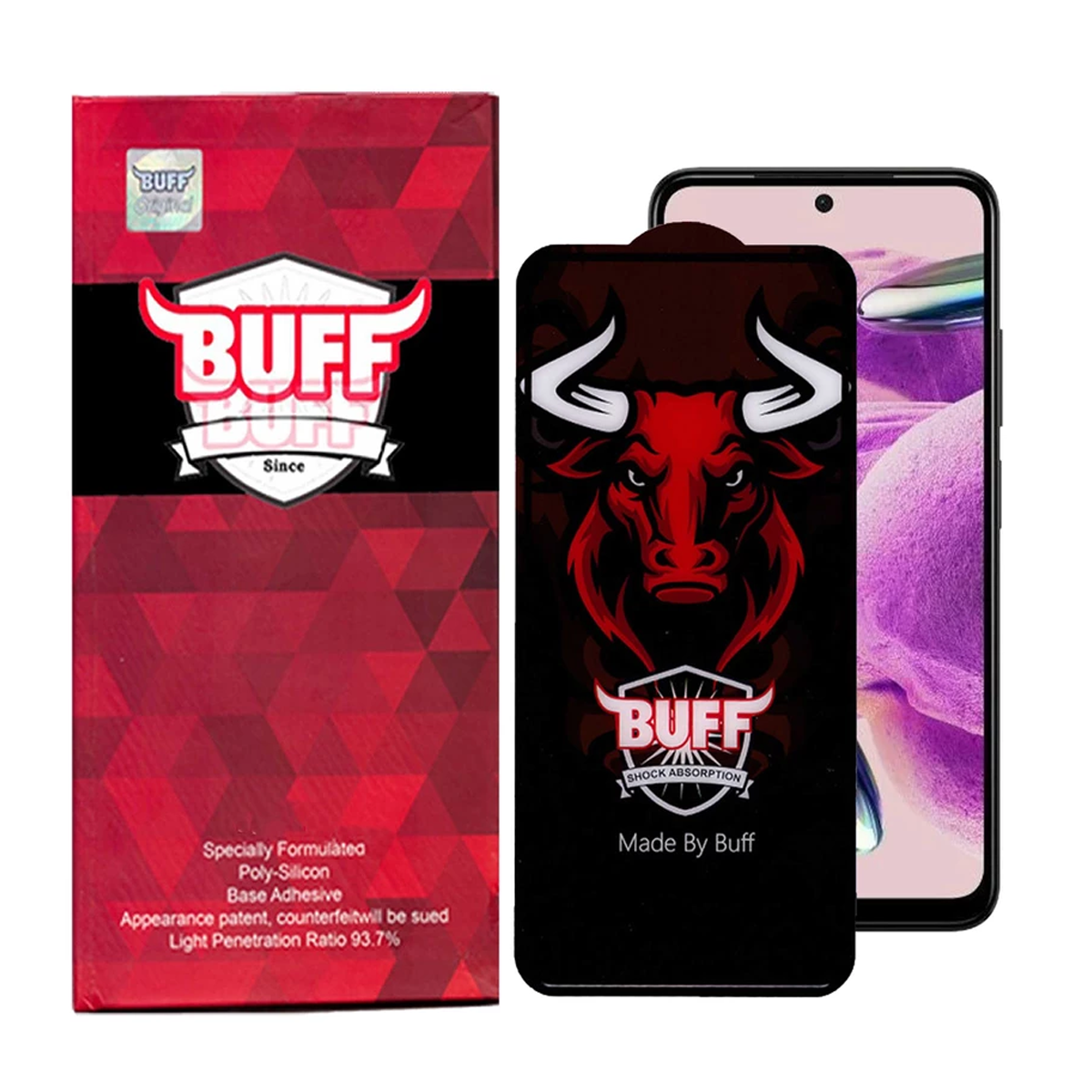 محافظ صفحه نمایش سرامیکی گوشی شیائومی Redmi Note 12S بوف مدل Cerao محافظ صفحه نمایش سرامیکی گوشی شیائومی Redmi Note 12S بوف مدل Cerao