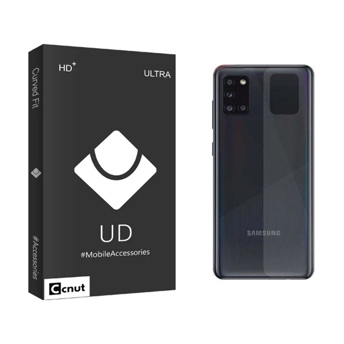 محافظ صفحه نمایش سرامیکی گوشی سامسونگ Galaxy A70 - A02 کوکونات مدل UD Black محافظ صفحه نمایش سرامیکی گوشی سامسونگ Galaxy A70 - A02 کوکونات مدل UD Black