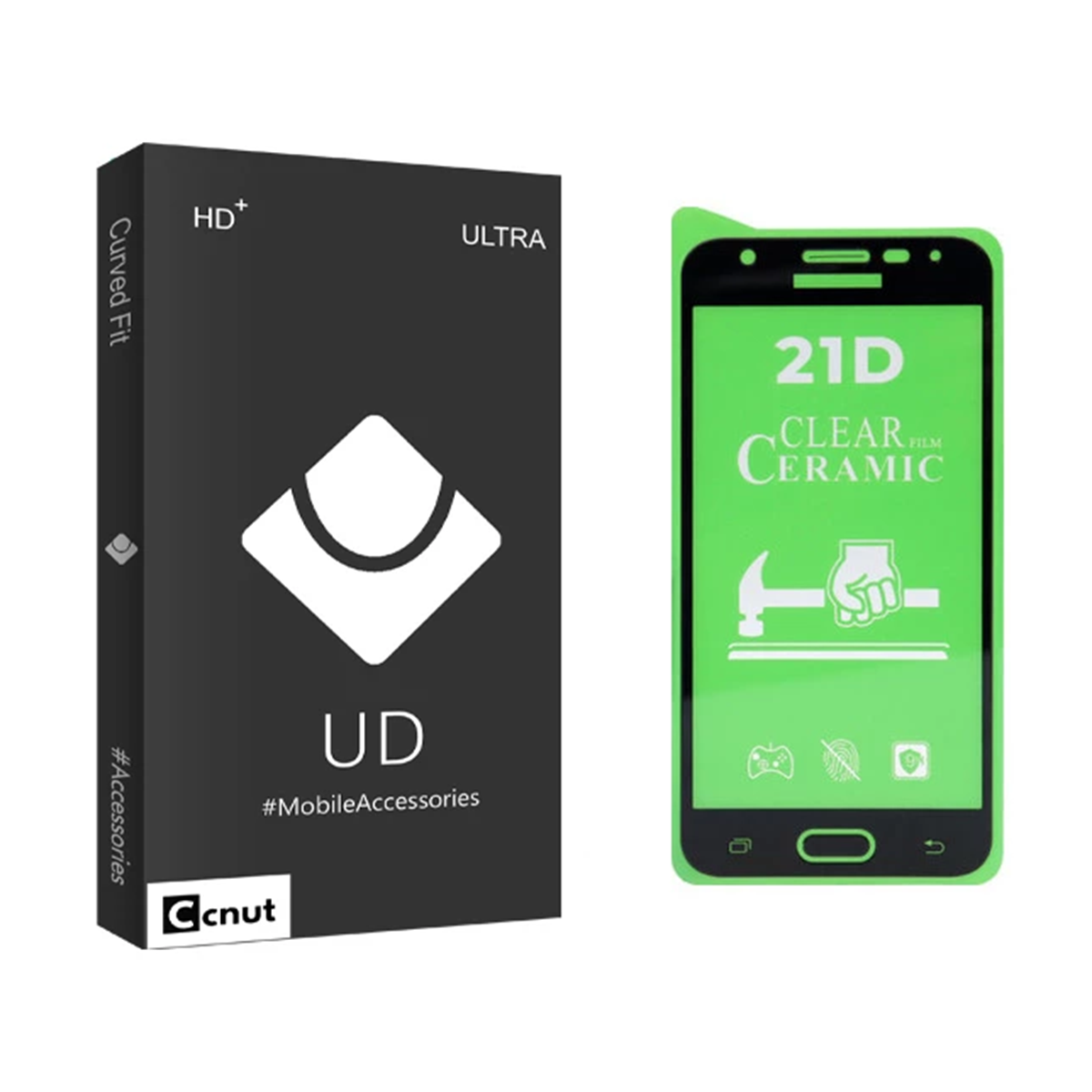 محافظ صفحه نمایش سرامیکی گوشی سامسونگ Galaxy J5 PRIME کوکونات مدل UD Black محافظ صفحه نمایش سرامیکی گوشی سامسونگ Galaxy J5 PRIME کوکونات مدل UD Black