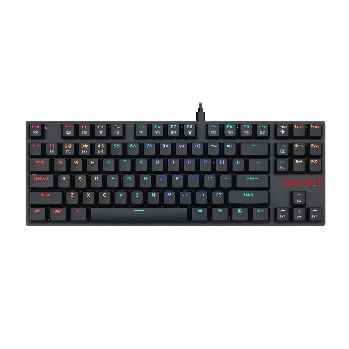 کیبورد گیمینگ ردراگون مدل K607P-KBS سوئیچ آبی کیبورد گیمینگ ردراگون مدل K607P-KBS سوئیچ آبی