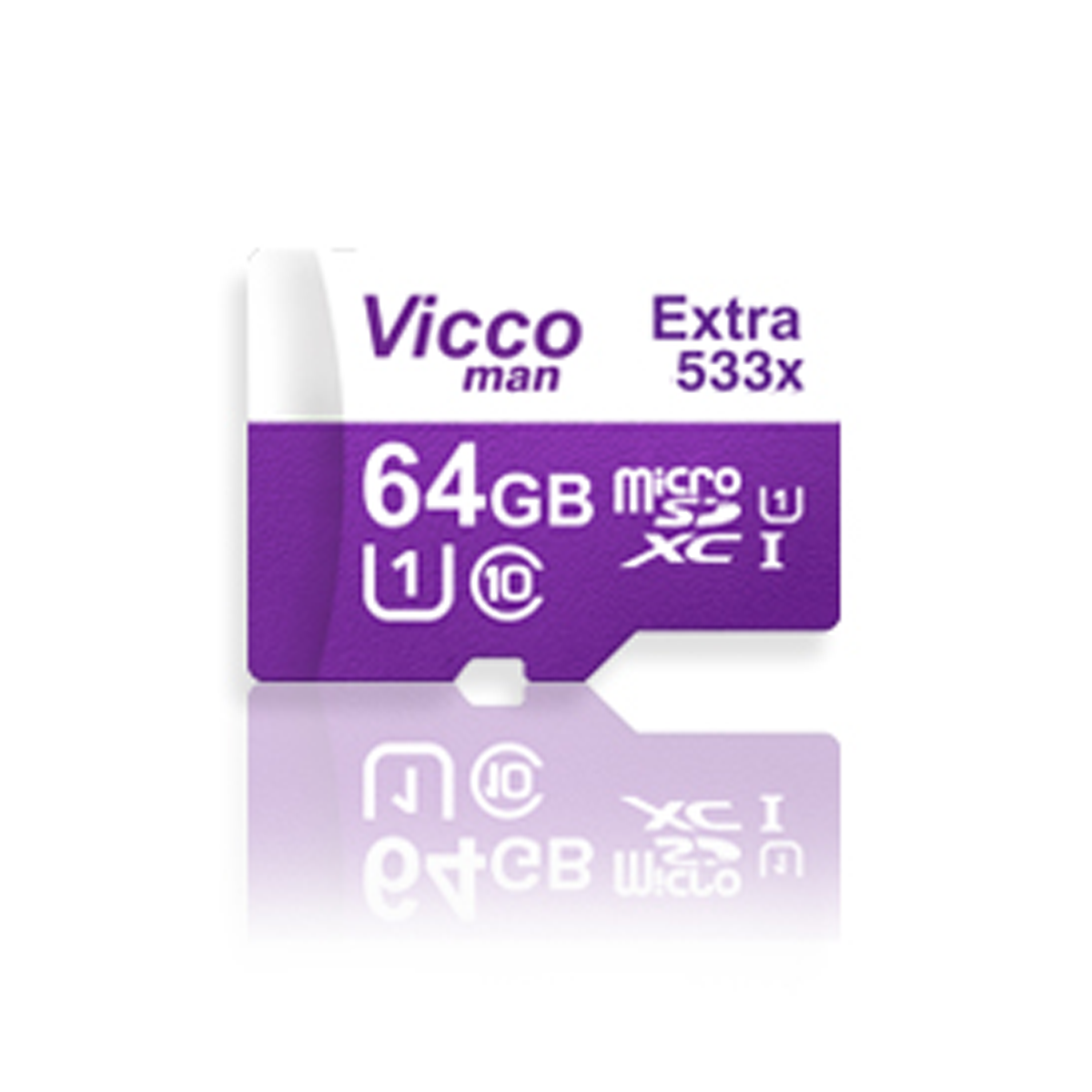 کارت حافظه microSDHC ویکومن مدل Extra 533x کلاس 10 استاندارد UHS-I U1 سرعت 80MBps ظرفیت 64 گیگابایت