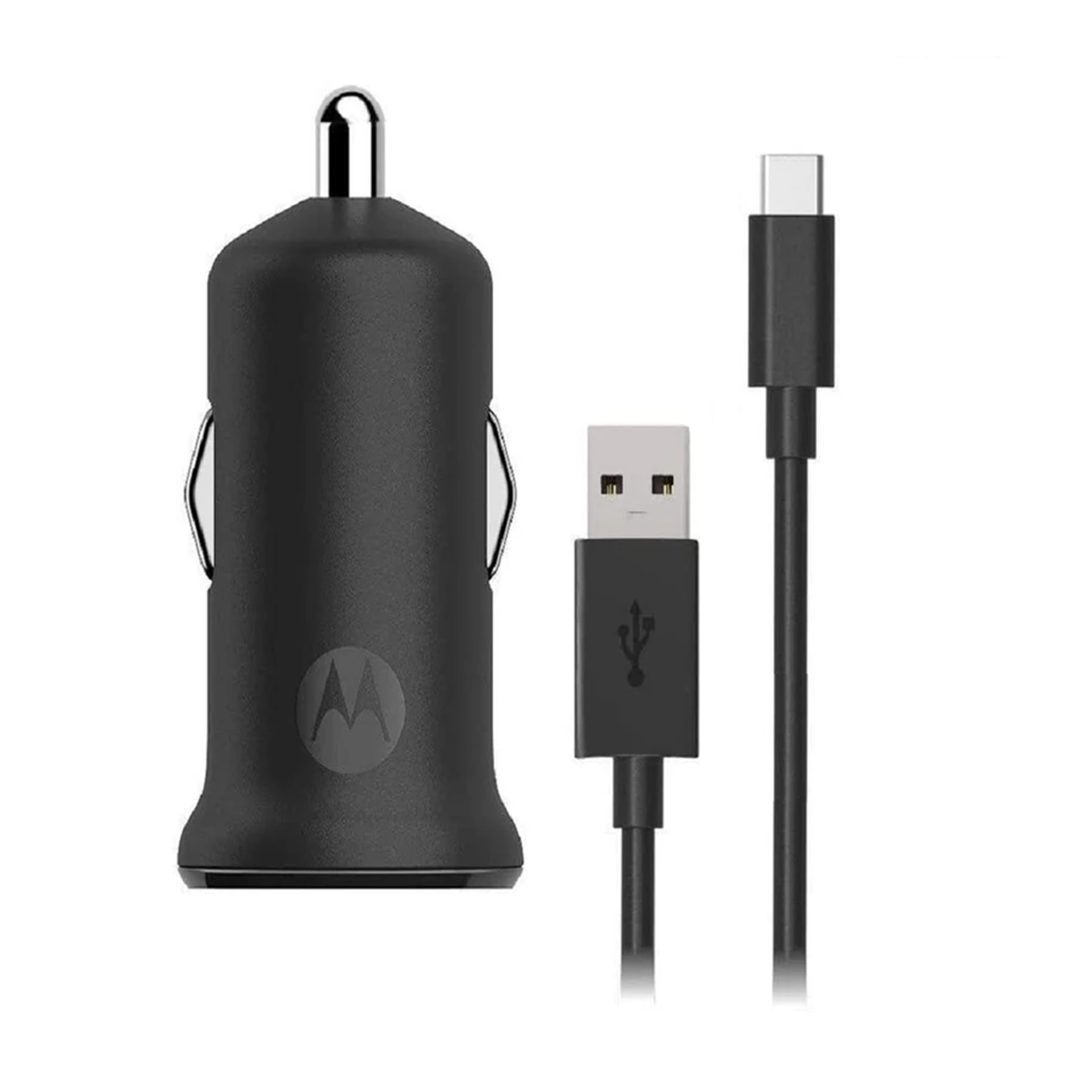شارژر فندکی موتورولا مدل TurboPower توان 18 وات به همراه کابل تبدیل USB-C شارژر فندکی موتورولا مدل TurboPower توان 18 وات به همراه کابل تبدیل USB-C