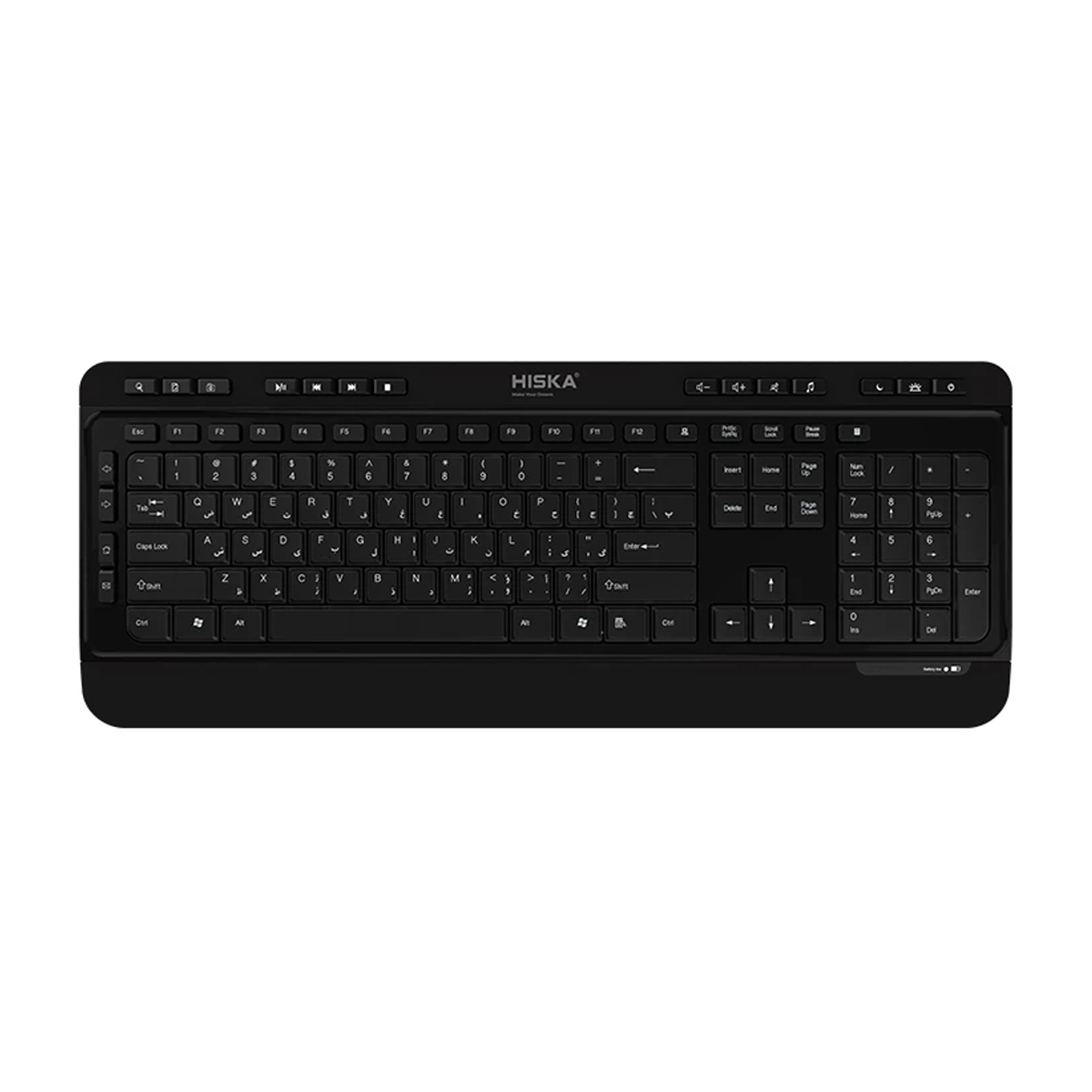 کیبورد بی سیم هیسکا مدل HX-KE235W کیبورد بی سیم هیسکا مدل HX-KE235W
