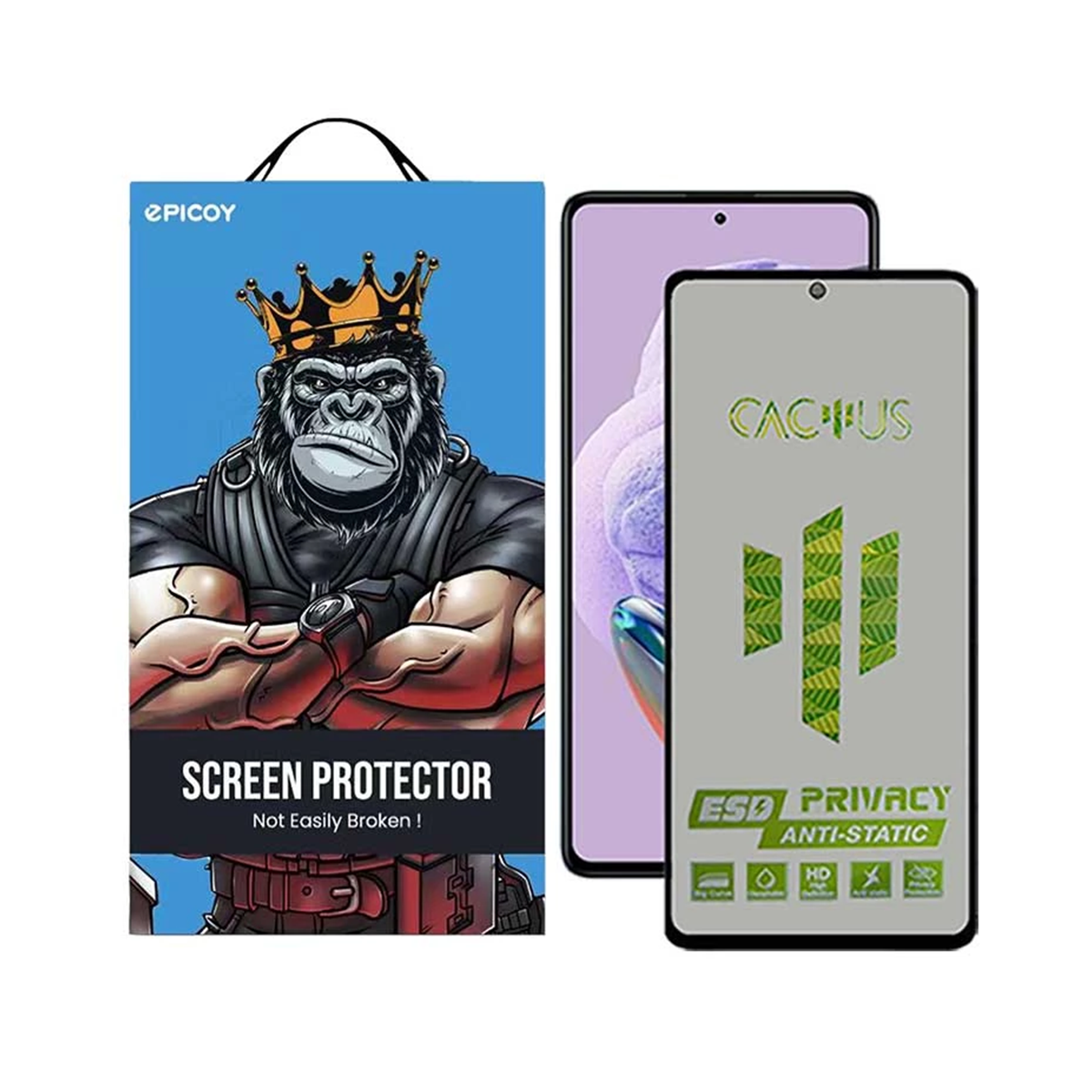 گلس حریم شخصی گوشی شیائومی Redmi Note 11 Pro 5G اپیکوی مدل Cactus-ESD-Privacy گلس حریم شخصی گوشی شیائومی Redmi Note 11 Pro 5G اپیکوی مدل Cactus-ESD-Privacy