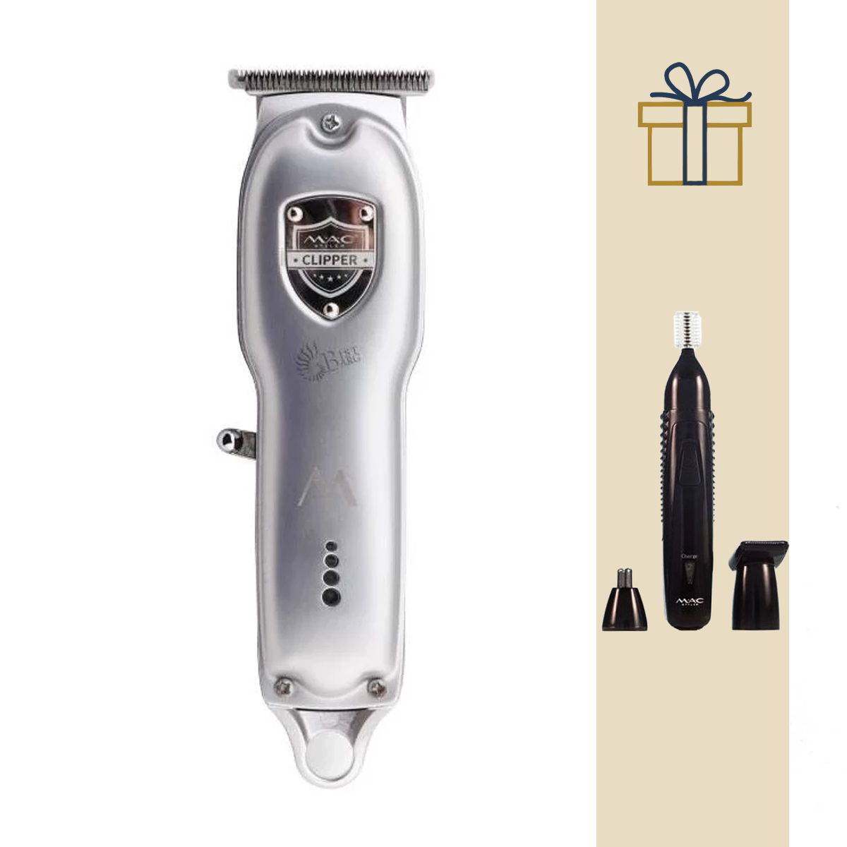 ماشین اصلاح سر و صورت مک استایلر مدل MC-5805 به همراه موزن گوش و بینی مدل MC-8809 ماشین اصلاح سر و صورت مک استایلر مدل MC-5805 به همراه موزن گوش و بینی مدل MC-8809