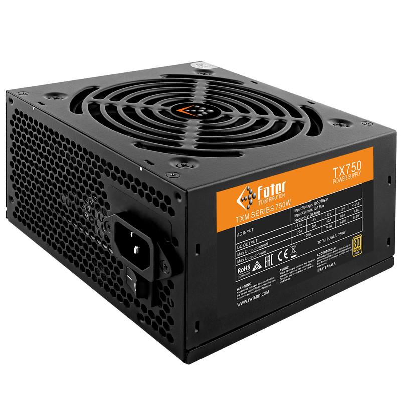 منبع تغذیه کامپیوتر فاطر مدل TX750 منبع تغذیه کامپیوتر فاطر مدل TX750