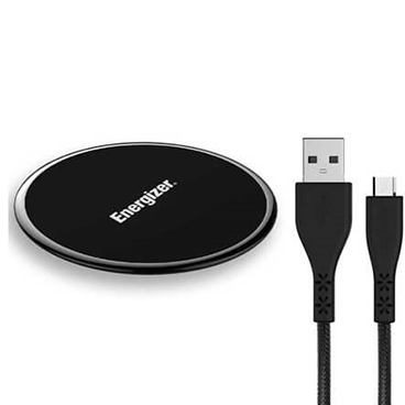 شارژر بی سیم انرجایزر GHARGING PAD 10W+ MICRO USB CABLE شارژر بی سیم انرجایزر GHARGING PAD 10W+ MICRO USB CABLE