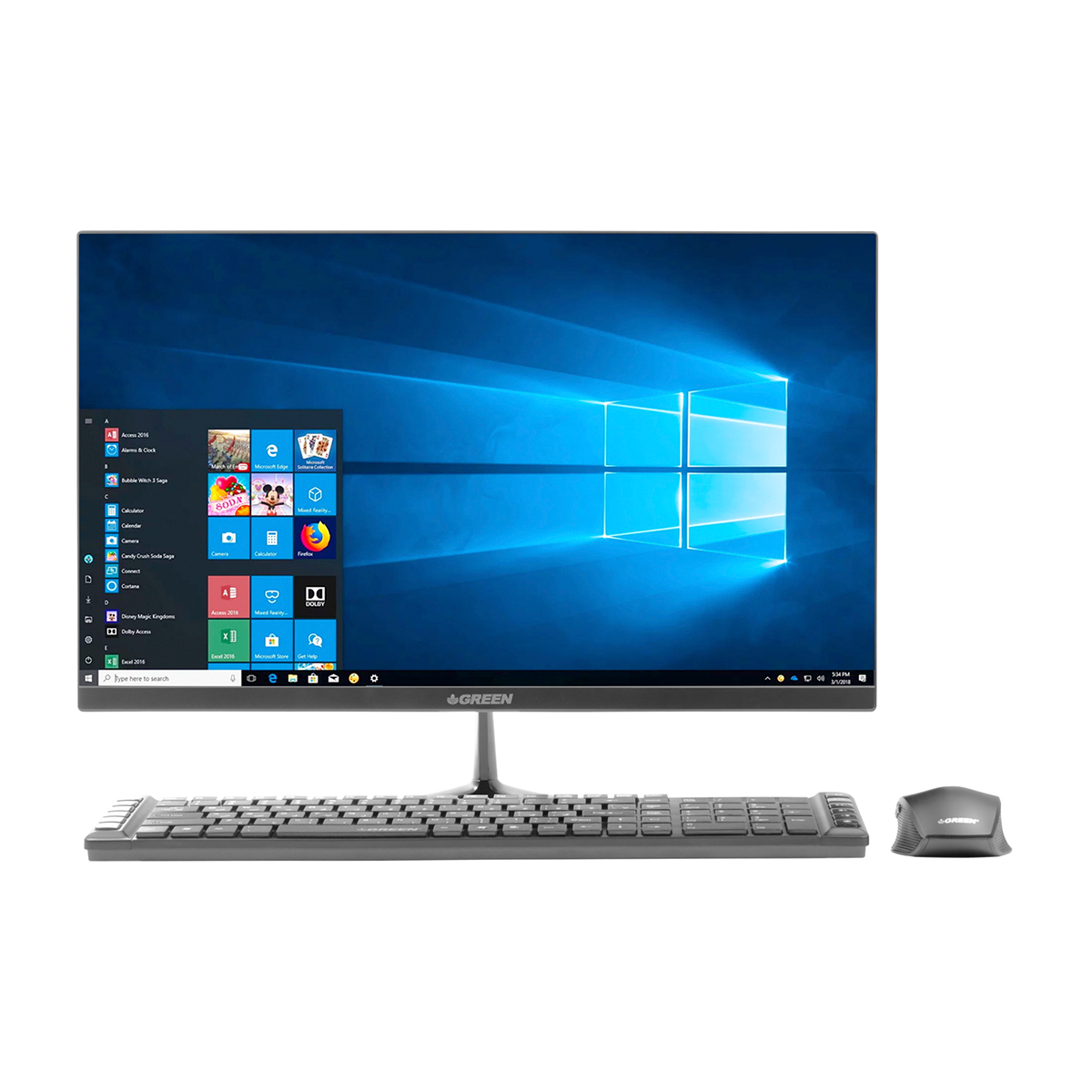 کامپیوتر All in One گرین 21.5 اینچی مدل GX622-i716S i7 12700 16GB 512GB کامپیوتر All in One گرین 21.5 اینچی مدل GX622-i716S i7 12700 16GB 512GB