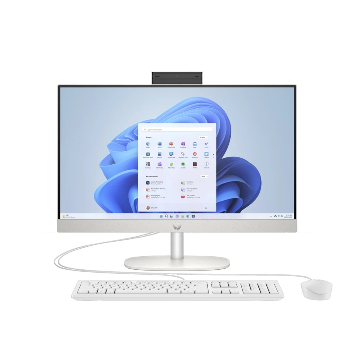 کامپیوتر All in One اچ پی 23.8 اینچی مدل CR0123 i5 1335U 8GB 512GB کامپیوتر All in One اچ پی 23.8 اینچی مدل CR0123 i5 1335U 8GB 512GB