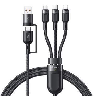 کابل فست شارژ چندکاره 3 به 2 مک دودو مدل CA-8800 کابل فست شارژ چندکاره 3 به 2 مک دودو مدل CA-8800