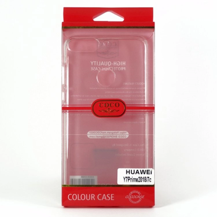 قاب ژلهای شفاف COCO مناسب برای گوشی هوآوی مدل Y7 Prime 2018 قاب ژلهای شفاف COCO مناسب برای گوشی هوآوی مدل Y7 Prime 2018