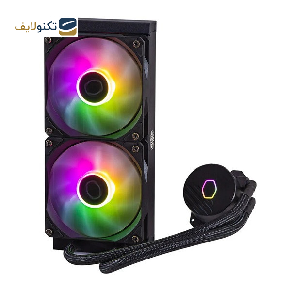 سیستم خنک کننده آبی کولر مستر مدل MASTERLIQUID 240L CORE ARGB سیستم خنک کننده آبی کولر مستر مدل MASTERLIQUID 240L CORE ARGB