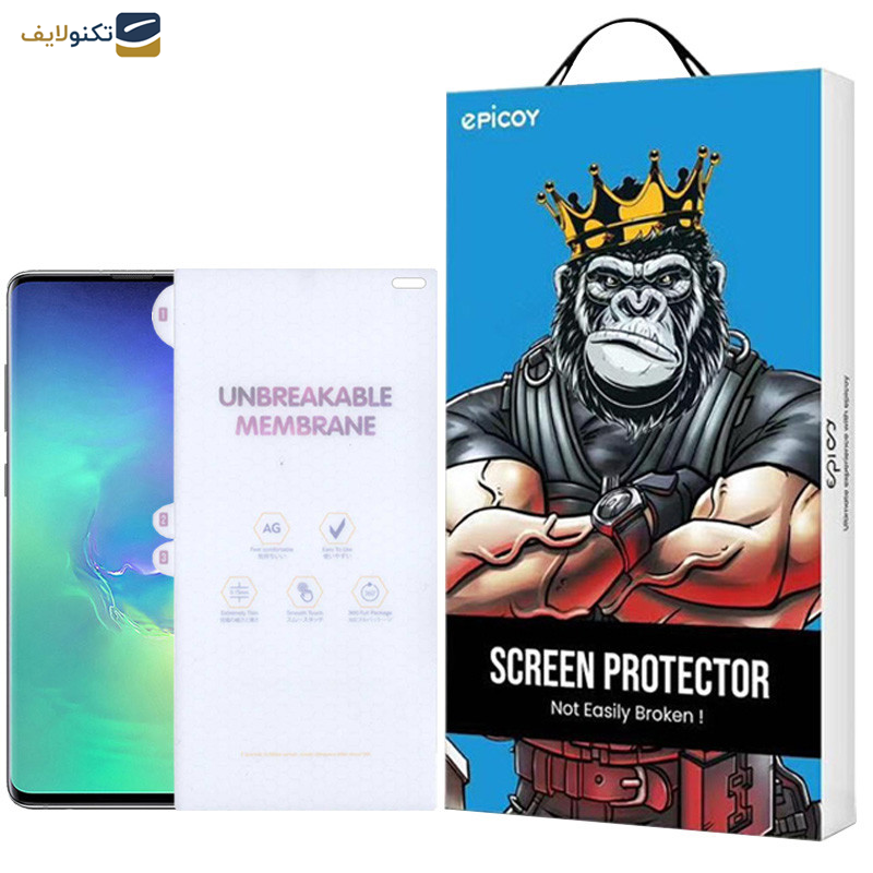 محافظ صفحه نمایش مات اپیکوی مدل Hydrogel-Matte مناسب برای گوشی موبایل سامسونگ Galaxy S10 Plus محافظ صفحه نمایش مات اپیکوی مدل Hydrogel-Matte مناسب برای گوشی موبایل سامسونگ Galaxy S10 Plus