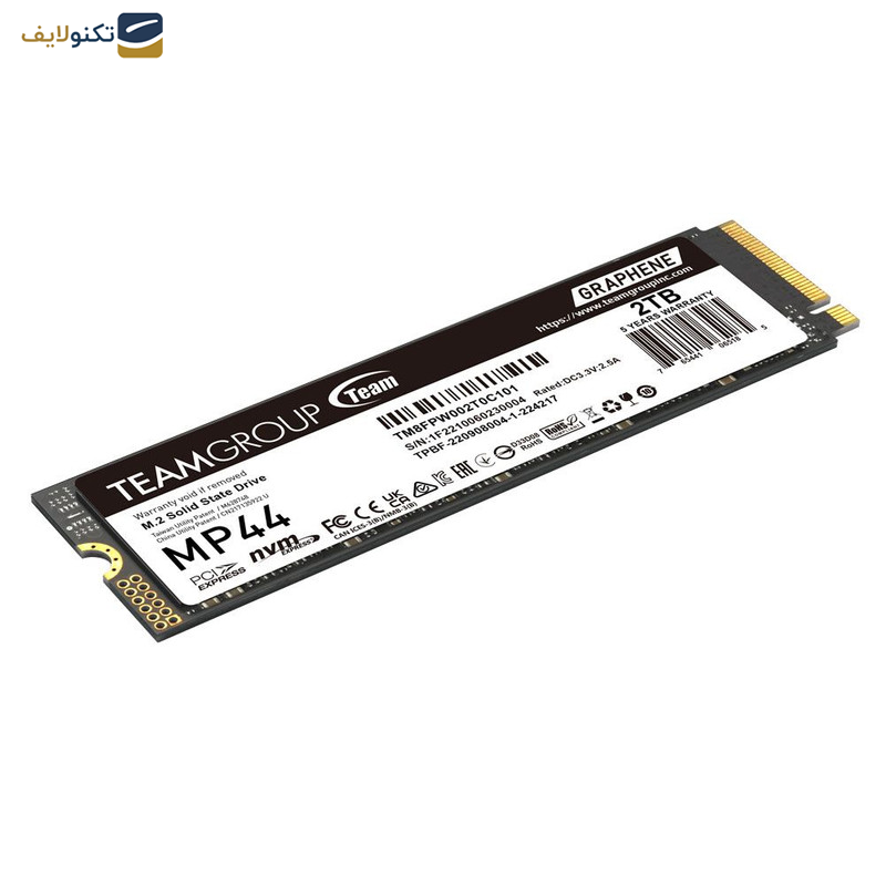 اس اس دی اینترنال تیم گروپ مدل MP 44 ظرفیت دو ترابایت اس اس دی اینترنال تیم گروپ مدل MP 44 ظرفیت دو ترابایت