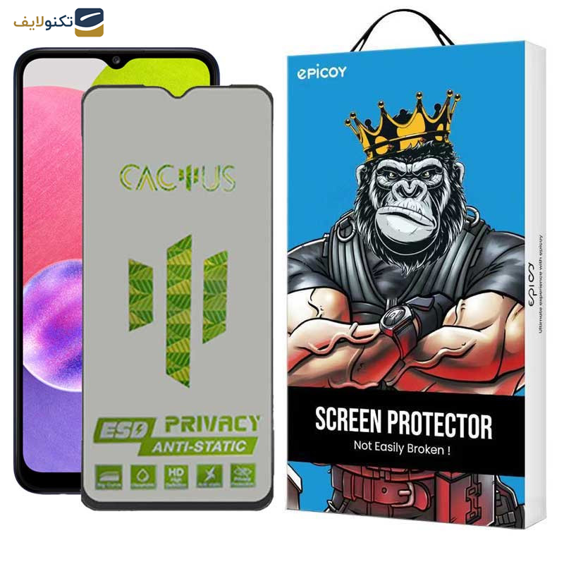 محافظ صفحه نمایش حریم شخصی اپیکوی مدل Cactus-ESD-Privacy مناسب برای گوشی موبایل سامسونگ Galaxy A03 4G / A03s / Core / A02 / A02s محافظ صفحه نمایش حریم شخصی اپیکوی مدل Cactus-ESD-Privacy مناسب برای گوشی موبایل سامسونگ Galaxy A03 4G / A03s / Core / A02 / A02s