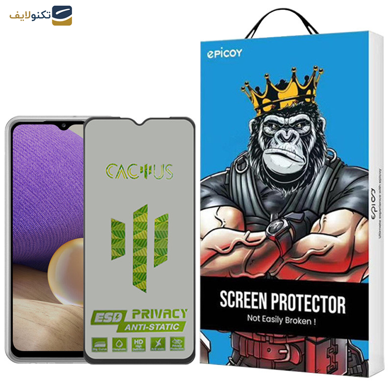 محافظ صفحه نمایش اپیکوی مدل Cactus-ESD-Privacy مناسب برای گوشی موبایل سامسونگ Galaxy A32 5G/A12 4G/ M12 / M32 5G/F12 محافظ صفحه نمایش اپیکوی مدل Cactus-ESD-Privacy مناسب برای گوشی موبایل سامسونگ Galaxy A32 5G/A12 4G/ M12 / M32 5G/F12