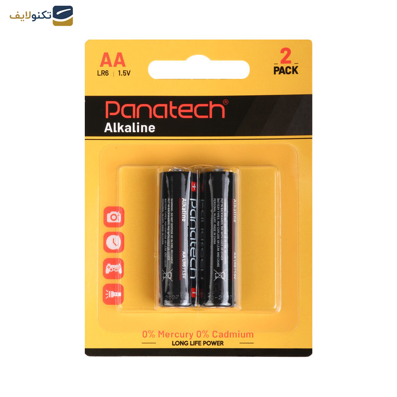 باتری قلمی پاناتک مدل LR6 Alkaline بسته 24 عددی باتری قلمی پاناتک مدل LR6 Alkaline بسته 24 عددی