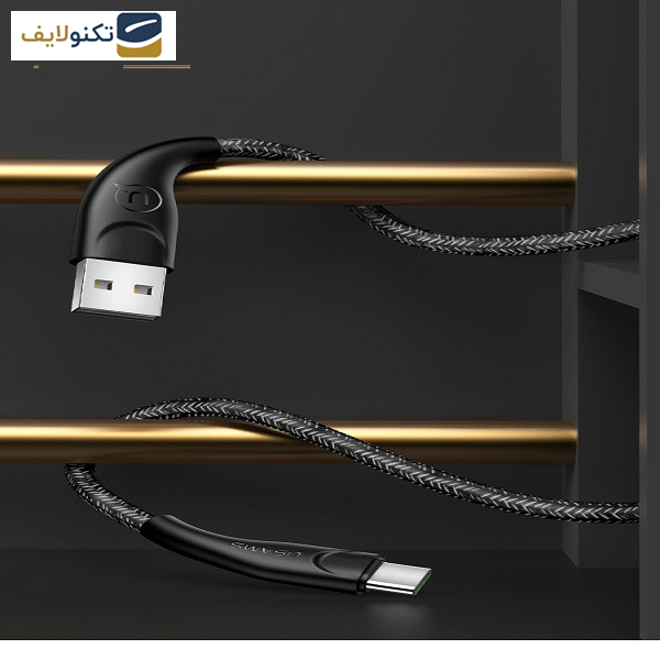 کابل تبدیل USB به USB-C یوسمز مدل US-SJ398 U41 طول 3متر کابل تبدیل USB به USB-C یوسمز مدل US-SJ398 U41 طول 3متر
