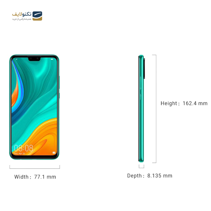 گوشی موبايل هواوی مدل Y8s - ظرفیت 64 گیگابایت - رم 4