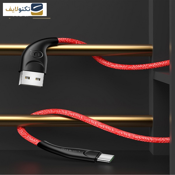 کابل تبدیل USB به USB-C یوسمز مدل US-SJ398 U41 طول 3متر کابل تبدیل USB به USB-C یوسمز مدل US-SJ398 U41 طول 3متر