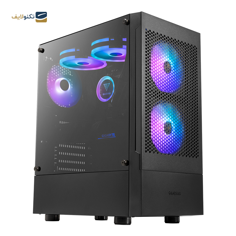 کیس کامپیوتر گیم دیاس مدل TALOS E3 MESH کیس کامپیوتر گیم دیاس مدل TALOS E3 MESH
