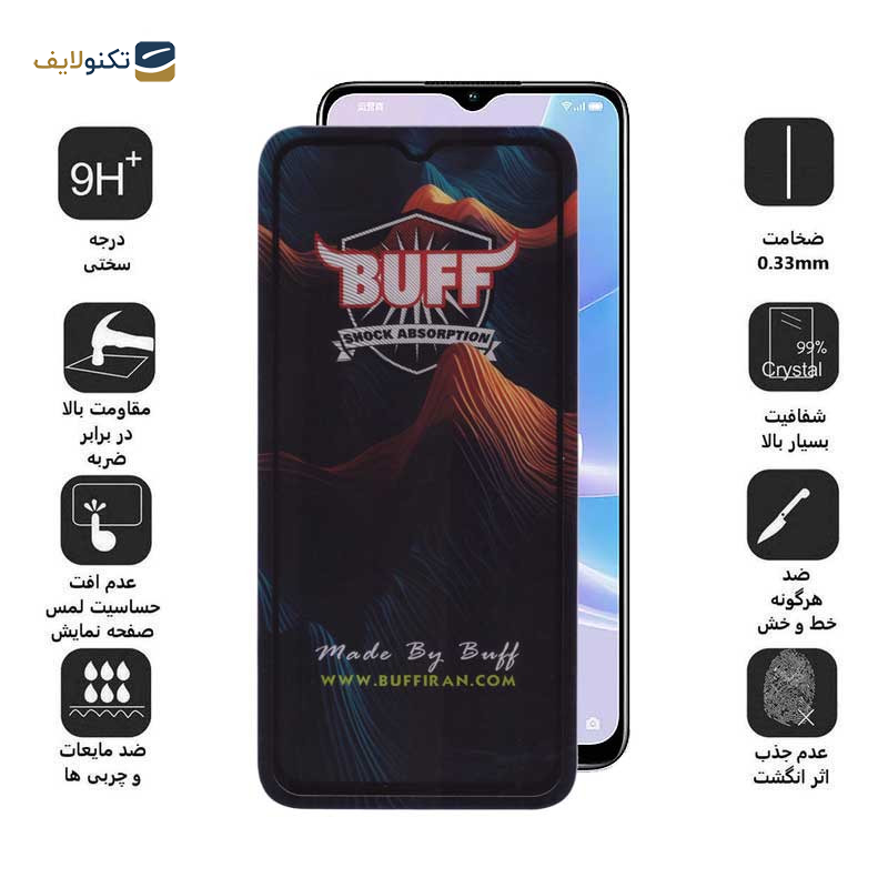 محافظ صفحه نمایش بوف مدل Mountain مناسب برای گوشی موبایل اوپو A57 5G/4G / A57s / A38 / A18 / A17 / A17K / A2x 5G محافظ صفحه نمایش بوف مدل Mountain مناسب برای گوشی موبایل اوپو A57 5G/4G / A57s / A38 / A18 / A17 / A17K / A2x 5G