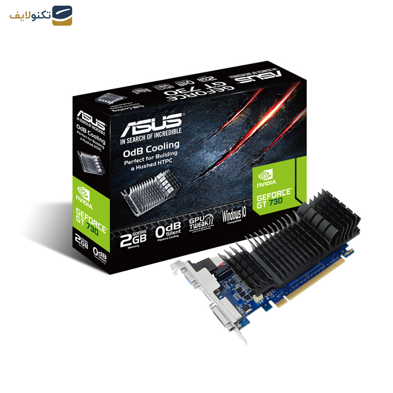 کارت گرافیک ایسوس مدل GeForce GT 730 2GB GDDR5 کارت گرافیک ایسوس مدل GeForce GT 730 2GB GDDR5