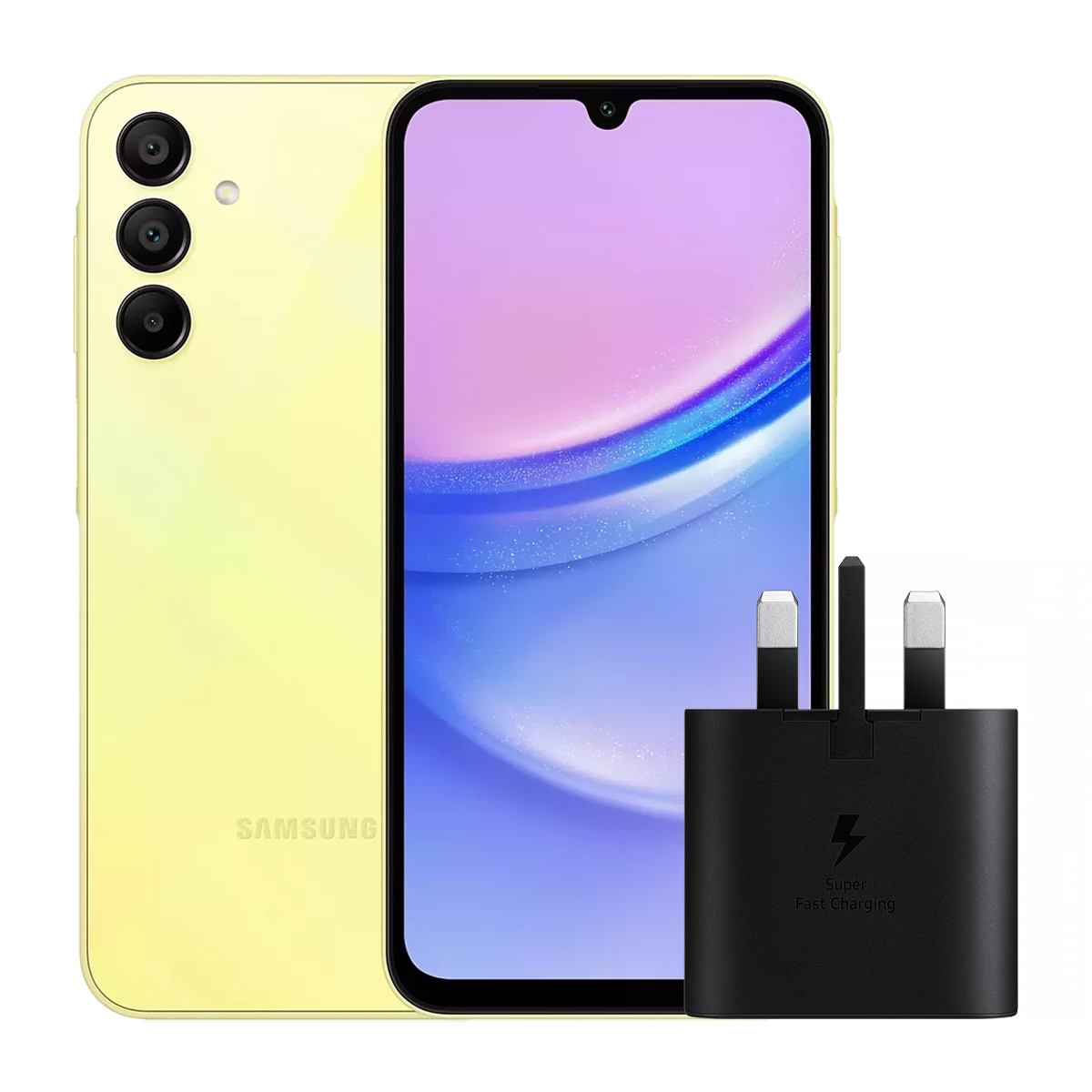 گوشی موبایل سامسونگ مدل Galaxy A15 4G ظرفیت 128 گیگابایت رم 4 گیگابایت به همراه شارژر سامسونگ مدل EP-TA800XWEGGB-small-image