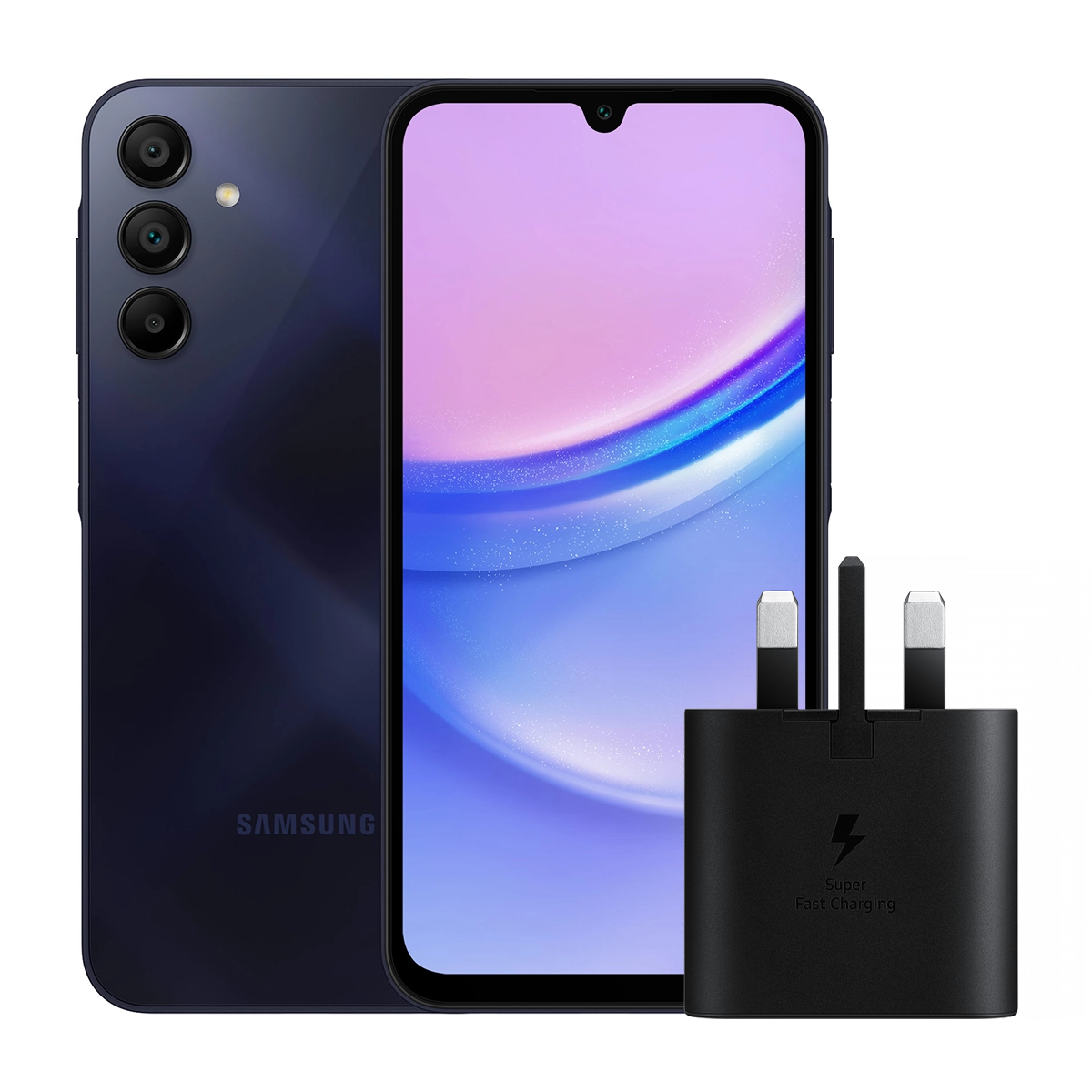 گوشی موبایل سامسونگ مدل Galaxy A15 4G ظرفیت 128 گیگابایت رم 6 گیگابایت به همراه شارژر سامسونگ مدل EP-TA800XWEGGB-small-image