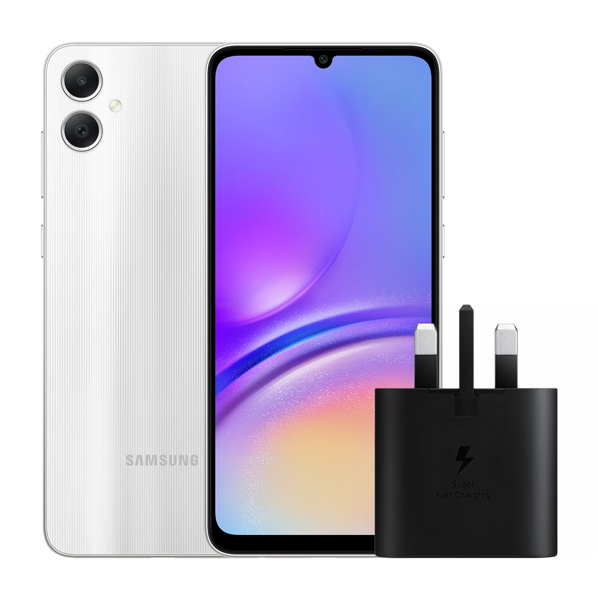 گوشی موبايل سامسونگ مدل Galaxy A05 4G ظرفیت 64 گیگابایت رم 4 گیگابایت به همراه شارژر سامسونگ مدل EP-TA800XWEGGB-small-image