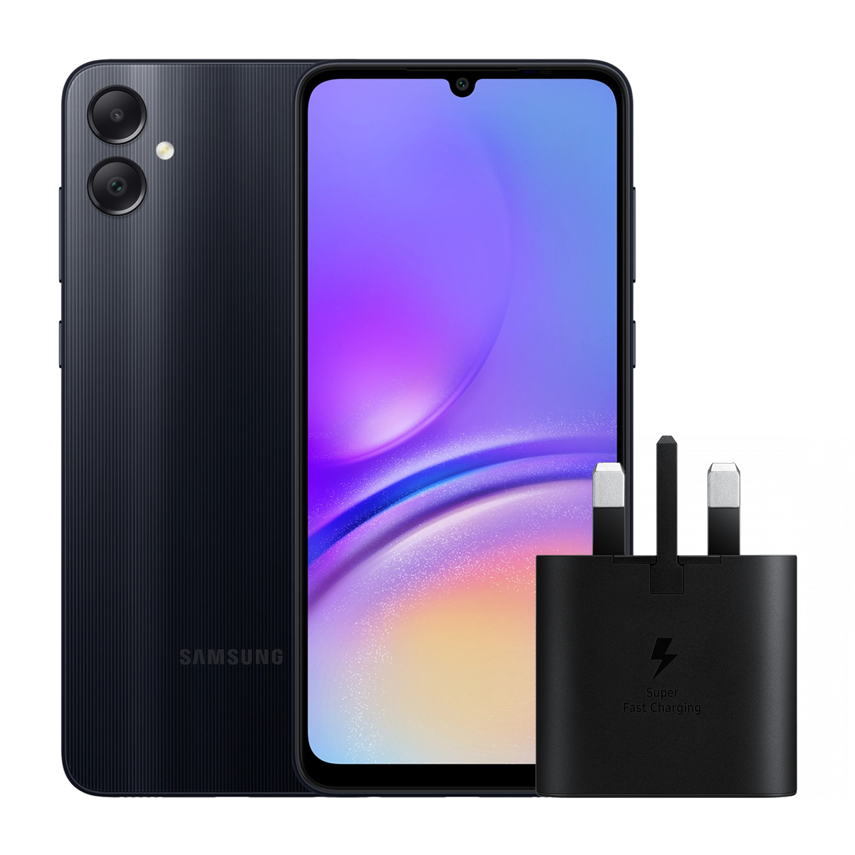 گوشی موبايل سامسونگ مدل Galaxy A05 4G ظرفیت 128 گیگابایت رم 4 گیگابایت به همراه شارژر سامسونگ مدل EP-TA800XWEGGB-small-image