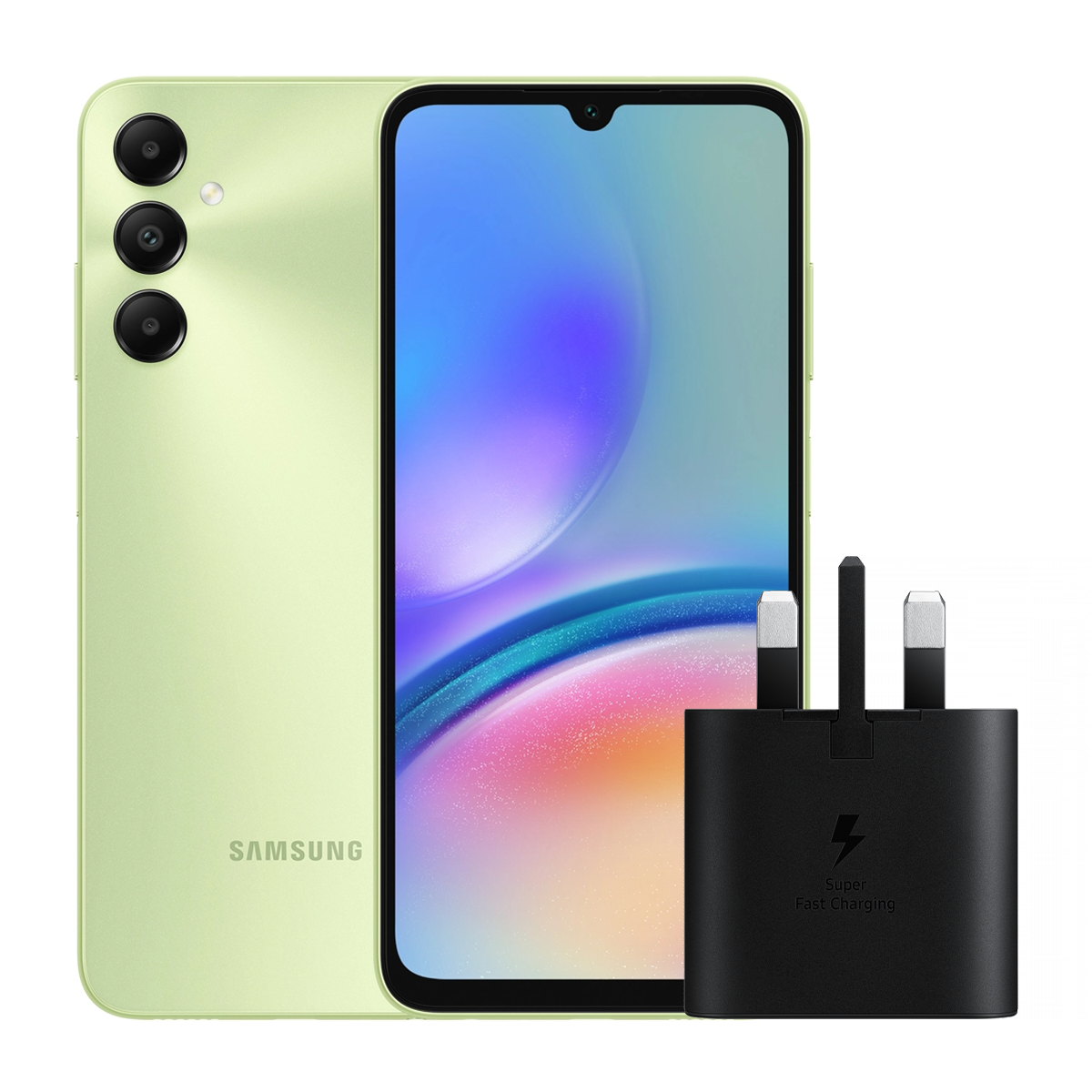 گوشی موبايل سامسونگ مدل Galaxy A05s 4G ظرفیت 64 گیگابایت رم 4 گیگابایت به همراه شارژر سامسونگ مدل EP-TA800XWEGGB-small-image